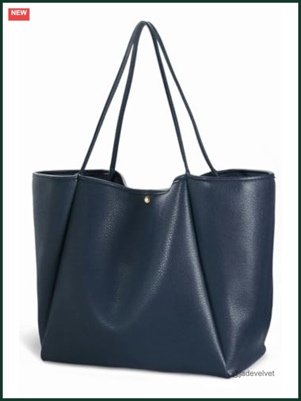 Oversize PU Leather Tote Women Weekender Bag Shopper Handbag Travel Purse